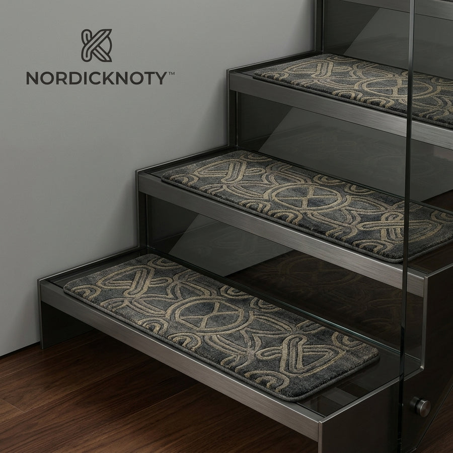 Nordicknoty™ Patterned Stair Step Carpet Pads